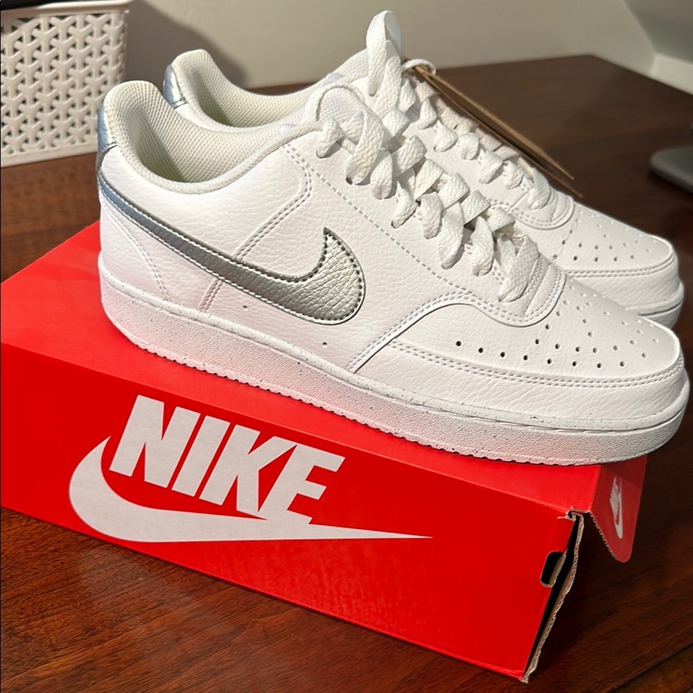 Nike Women’s White Sneakers - Court Vision Lo